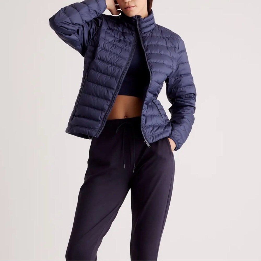 Uniqlo SZ S Super Lightweight Navy Blue Puffer Jacket